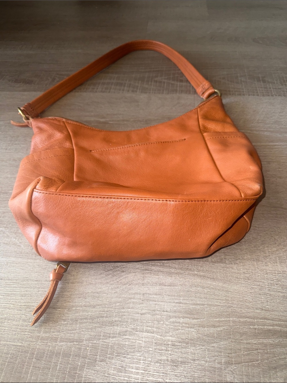 The Sak Collective Keira Leather Hobo Bag - Butter Brown / Caramel - Picture 6 of 14